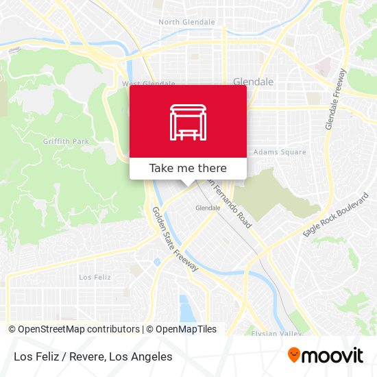 Mapa de Los Feliz / Revere