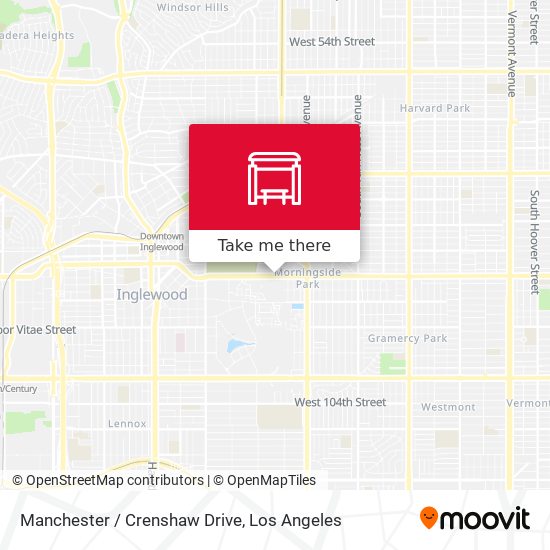 Manchester / Crenshaw Drive map