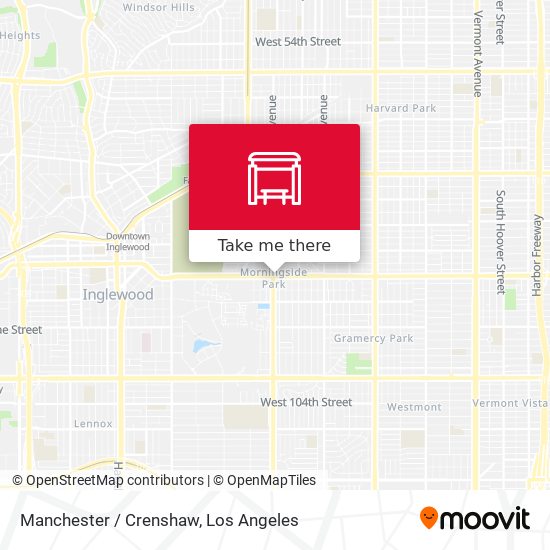 Manchester / Crenshaw map