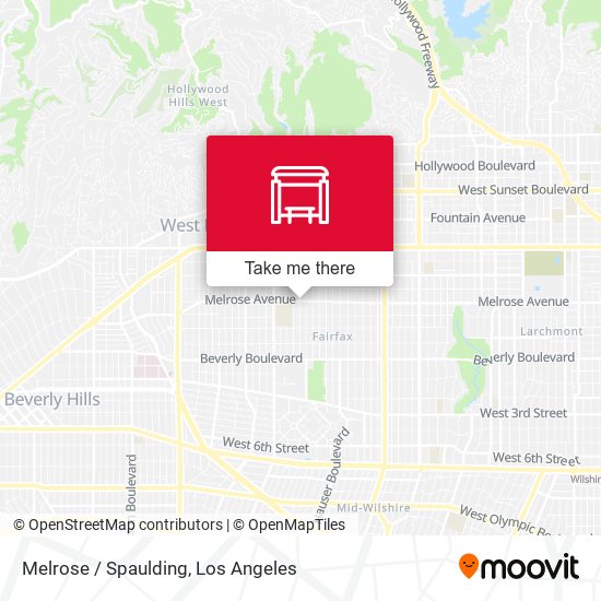 Mapa de Melrose / Spaulding