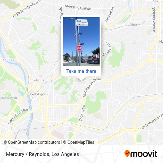 Mapa de Mercury / Reynolds