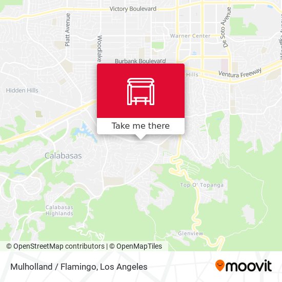 Mapa de Mulholland / Flamingo