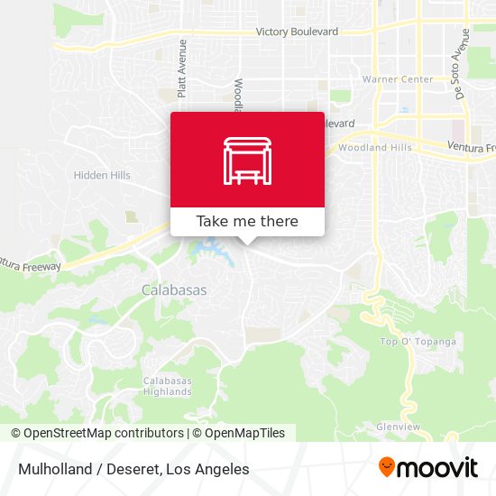 Mapa de Mulholland / Deseret