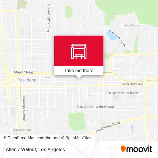 Allen / Walnut map