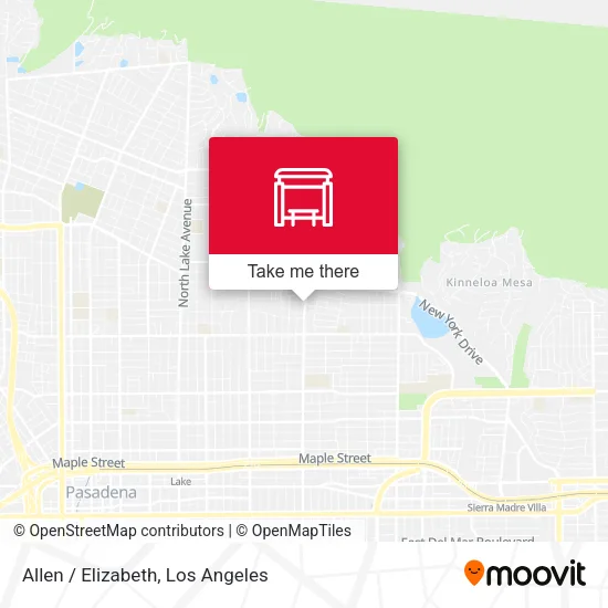 Allen / Elizabeth map