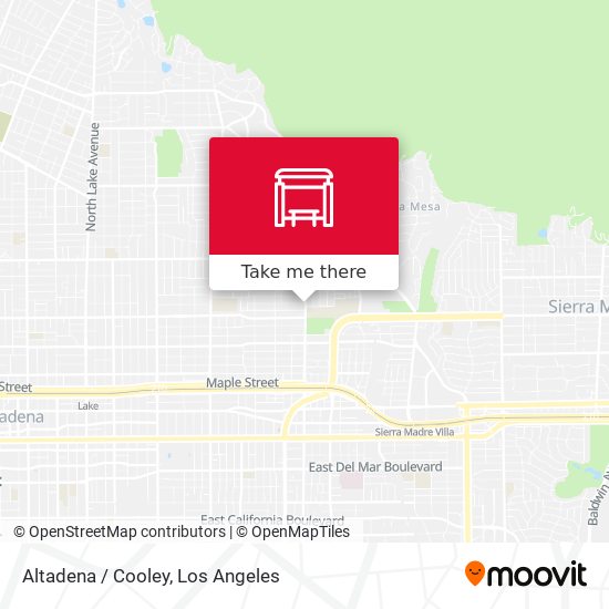 Mapa de Altadena / Cooley