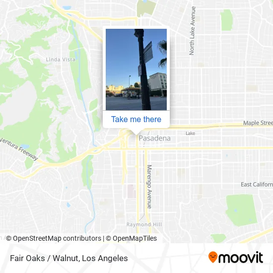 Fair Oaks / Walnut map