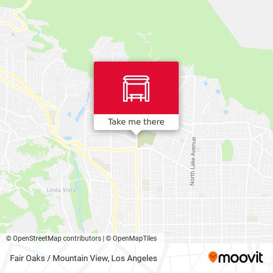 Fair Oaks / Mountain View map