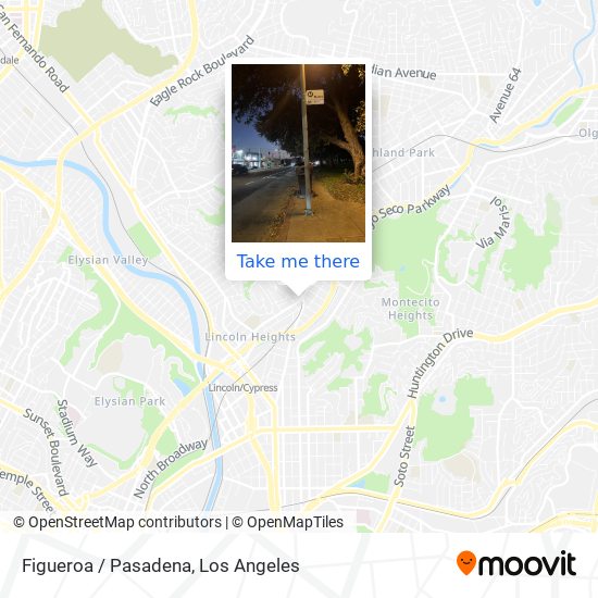 Mapa de Figueroa / Pasadena