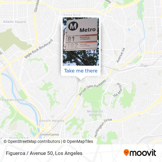 Figueroa / Avenue 50 map