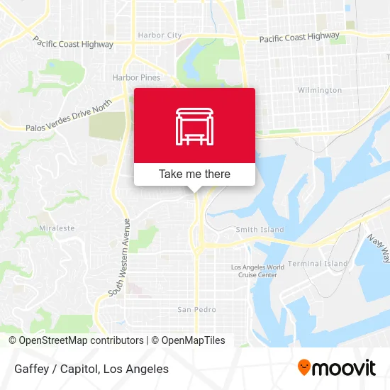 Gaffey / Capitol map