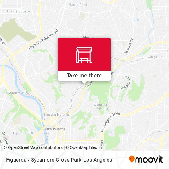 Mapa de Figueroa / Sycamore Grove Park