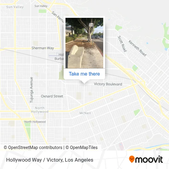 Hollywood Way / Victory map