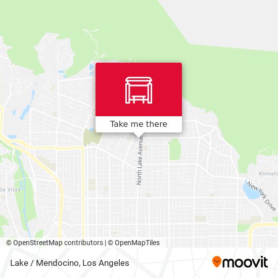 Mapa de Lake / Mendocino