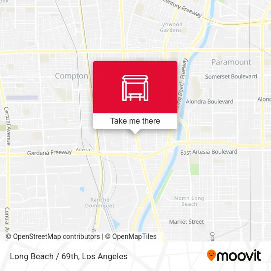 Long Beach / 69th map