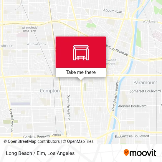 Long Beach / Elm map