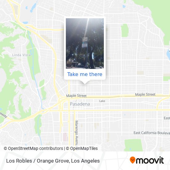 Mapa de Los Robles / Orange Grove