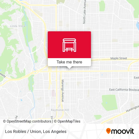 Los Robles / Union map