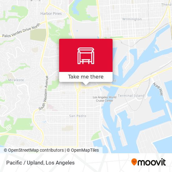 Mapa de Pacific / Upland