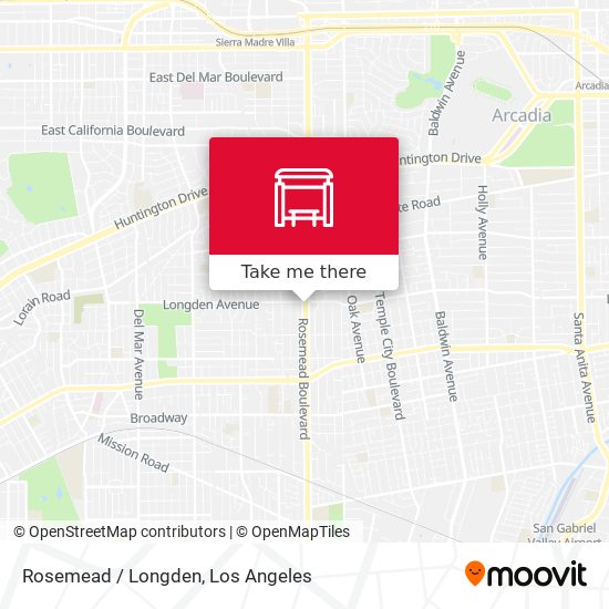 Mapa de Rosemead / Longden