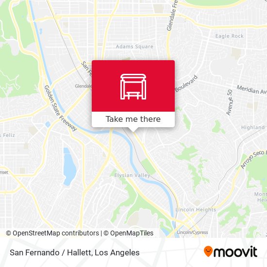 San Fernando / Hallett map