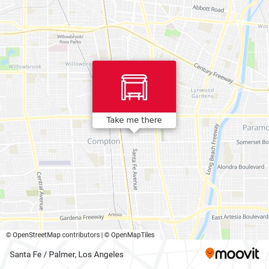Santa Fe / Palmer map