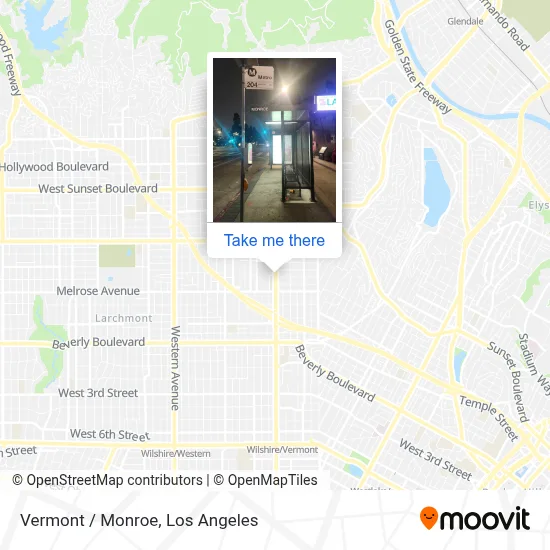 Vermont / Monroe map