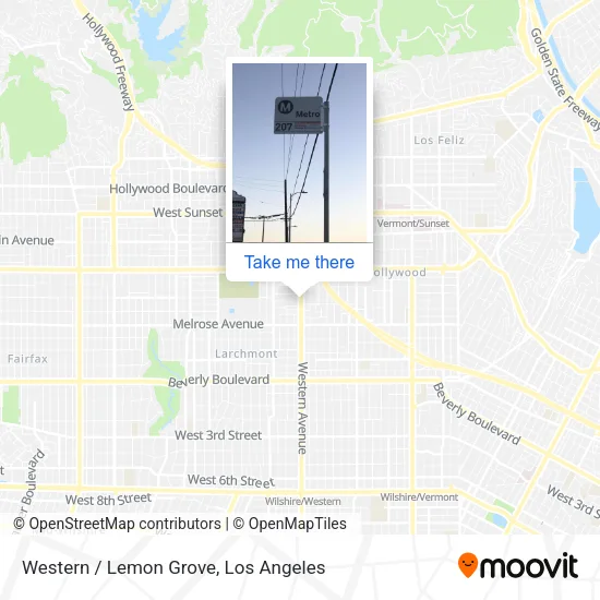 Western / Lemon Grove map