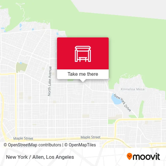 New York / Allen map