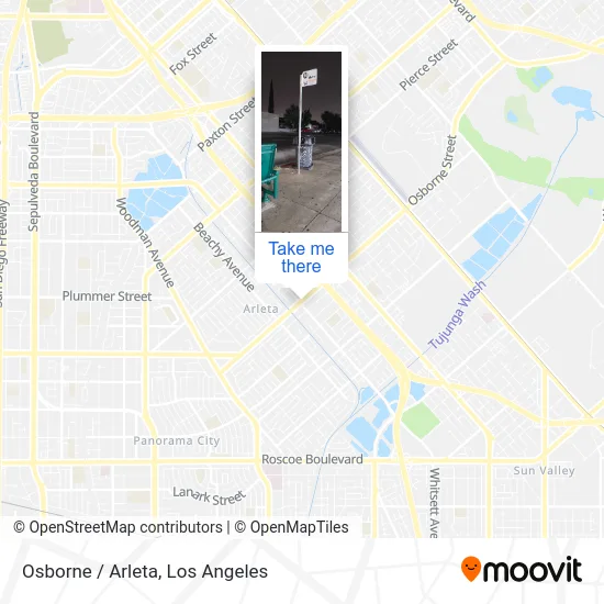 Osborne / Arleta map