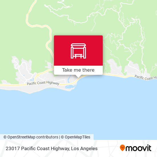 23017 Pacific Coast Highway map