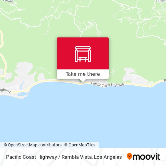 Pacific Coast Highway / Rambla Vista map