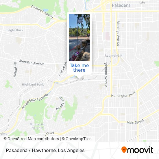 Pasadena / Hawthorne map