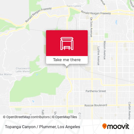 Mapa de Topanga Canyon / Plummer