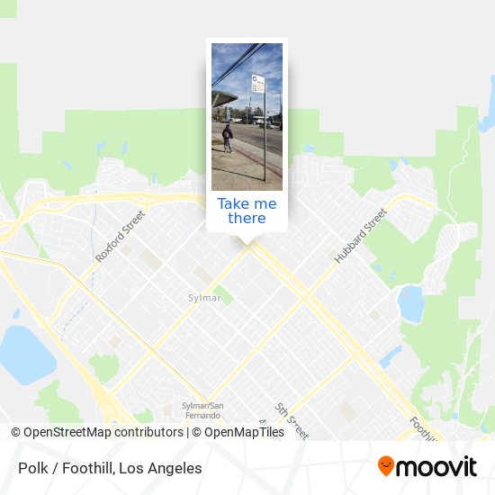 Mapa de Polk / Foothill