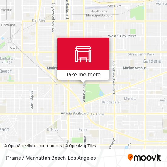 Mapa de Prairie / Manhattan Beach
