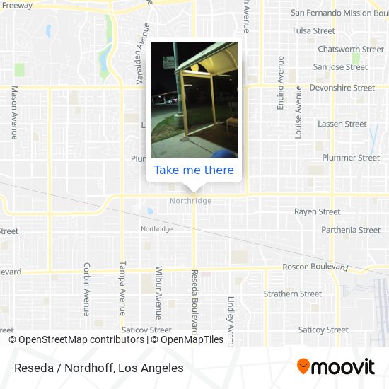 Mapa de Reseda / Nordhoff