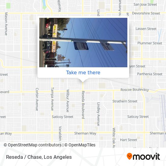 Reseda / Chase map