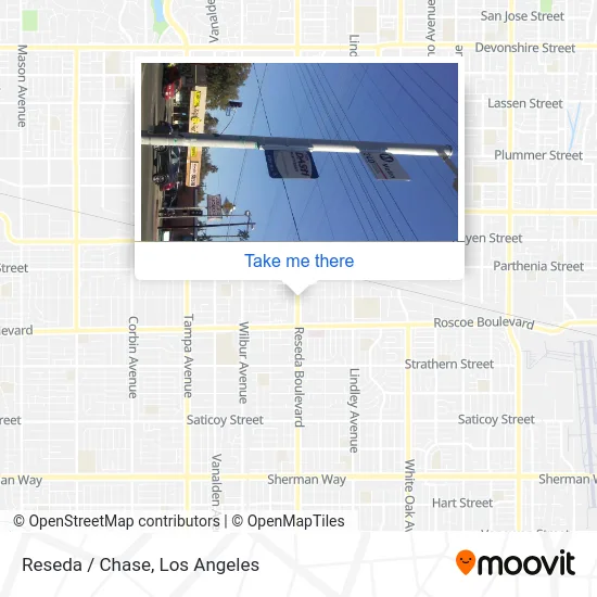Reseda / Chase map