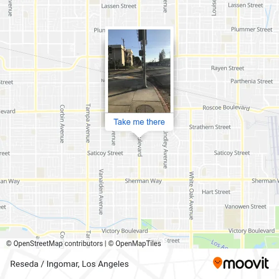 Reseda / Ingomar map