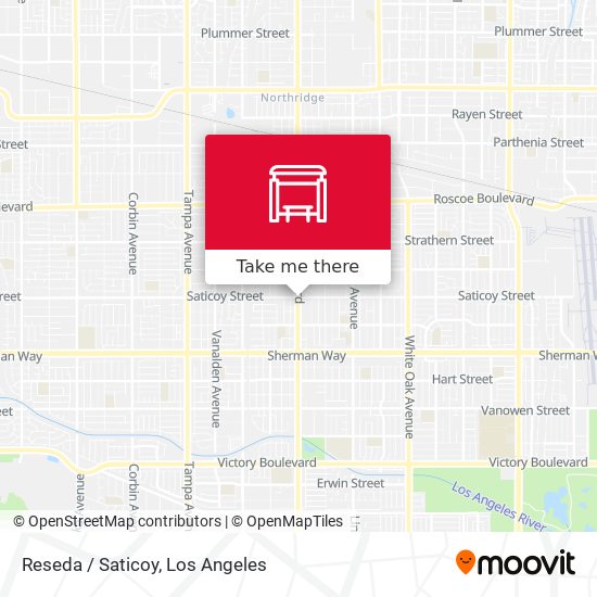 Reseda / Saticoy map