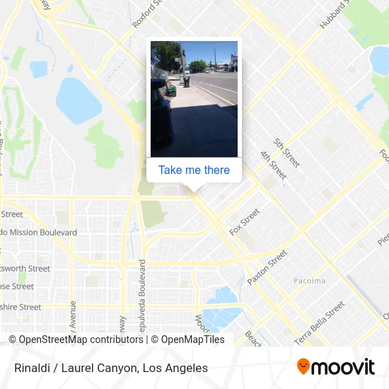 Rinaldi / Laurel Canyon map