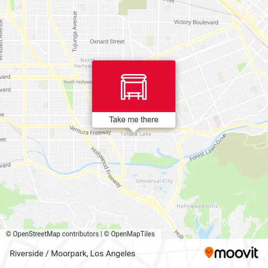 Riverside / Moorpark map
