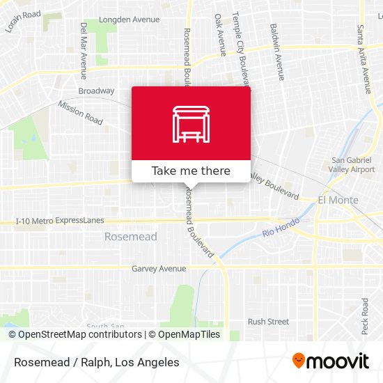 Mapa de Rosemead / Ralph