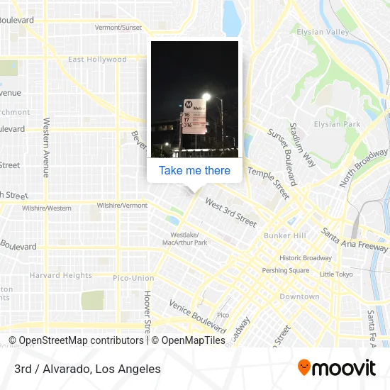 3rd / Alvarado map