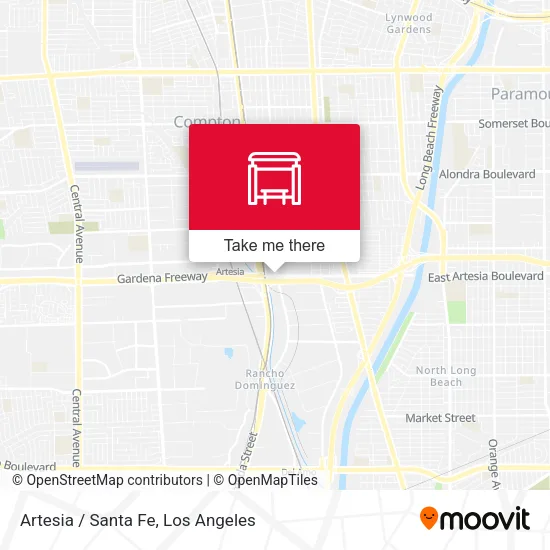 Artesia / Santa Fe map