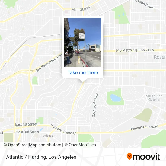 Atlantic / Harding map