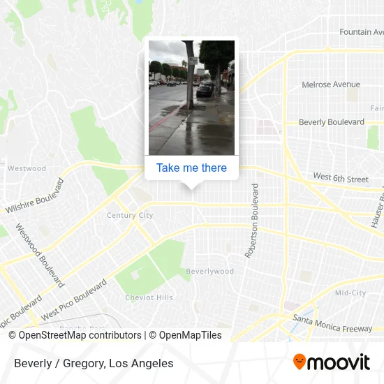 Beverly / Gregory map