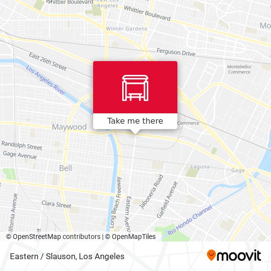 Eastern / Slauson map