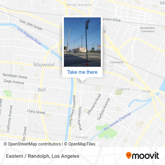 Eastern / Randolph map